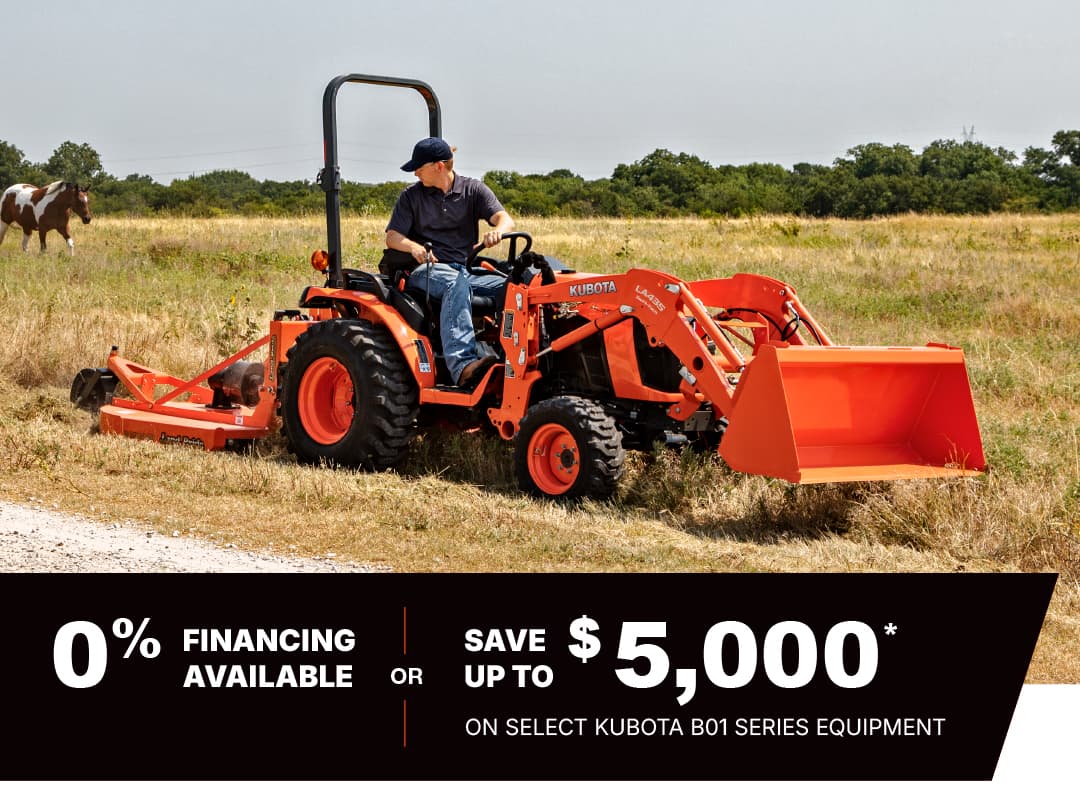 Save on Select B01 Series Tractors